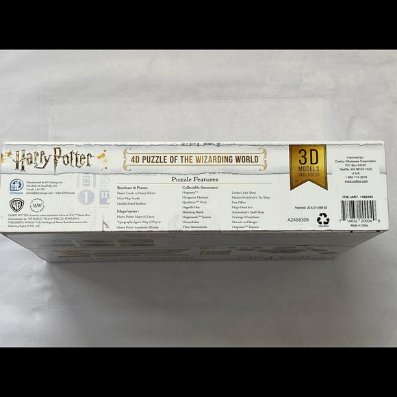Harry Potter The Wizarding World 4D Puzzle - Picture 2 of 4